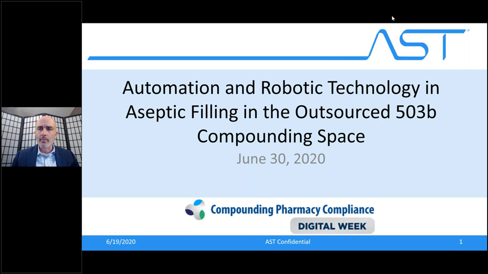 AST at Compounding Pharmacy Compliance’s 2020 Digital Week