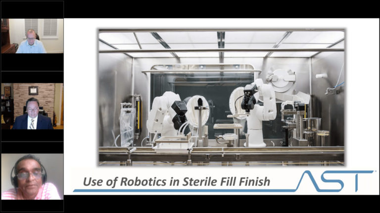 Use of Robotics in Aseptic Fill Finish