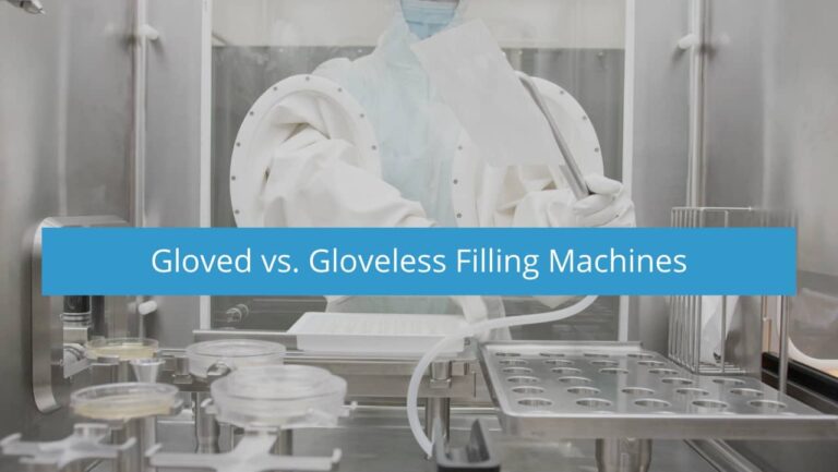 AST gloved aseptic filling machine for use in biologic production & pharmaceutical manufacturing