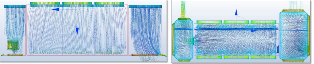 AST aseptic fill finish isolator CFD airflow analysis on the finalized design