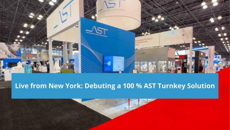 AST aseptic fill finish isolator at INTERPHEX 2024 in New York city